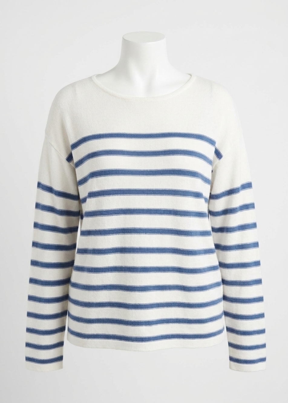 NEW FDJ nautical stiped sweater in white stripe